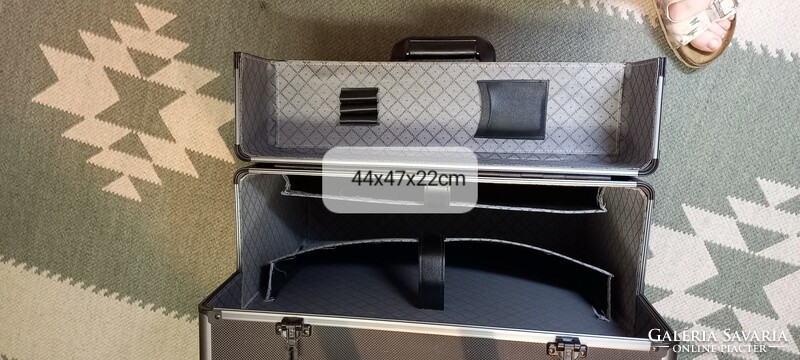 Aluminium utazó/ pilóta koffer