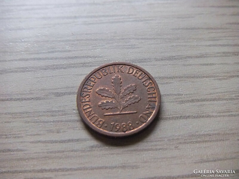 1 Pfennig 1988 ( j ) Germany