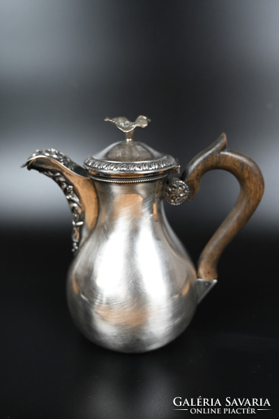 Beautiful, antique silver jug, spout
