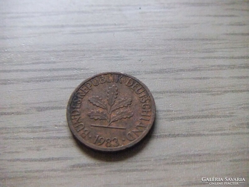 1 Pfennig 1983 ( f ) Germany