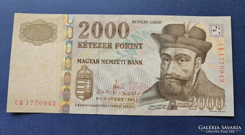 2013 2000 HUF banknote ef (cb 1770943)