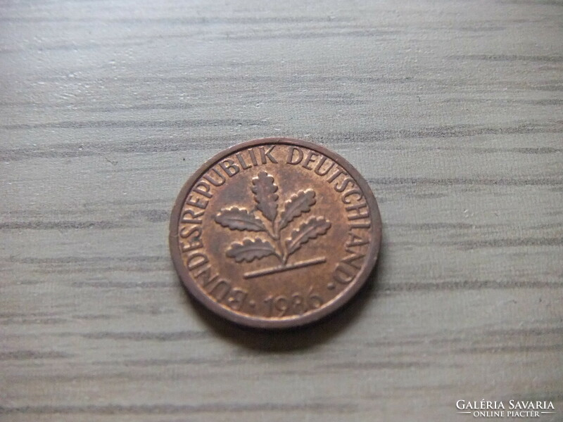 1 Pfennig 1986 ( d ) Germany