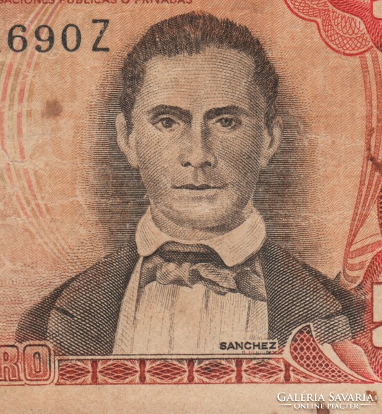 Dominica 5 pesos 1988