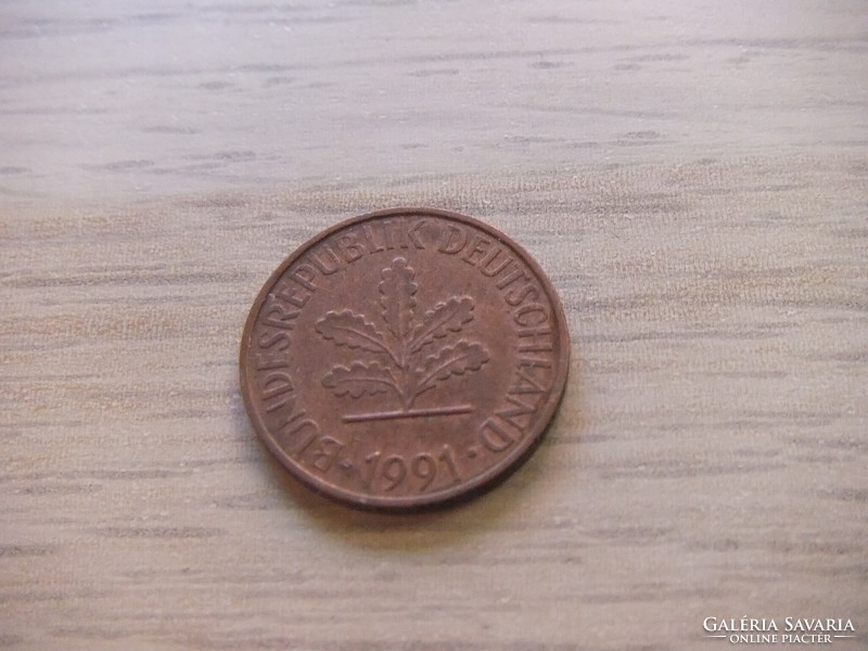 2 Pfennig 1991 ( d ) Germany