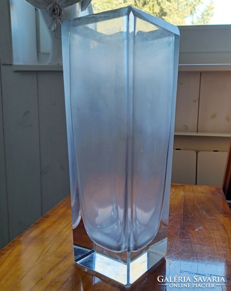 Kosta boda modernist glass vase 