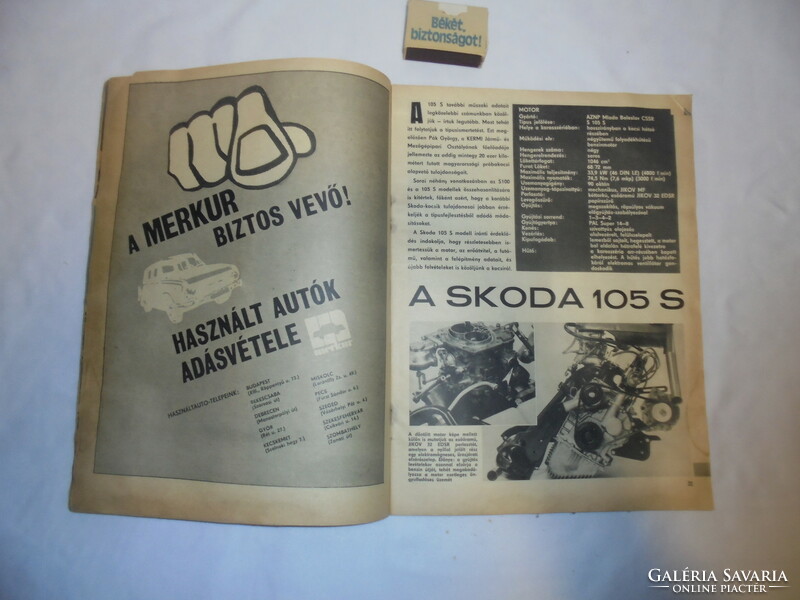 Autó-motor magazin - 1977 - régi újság - akár születésnapra