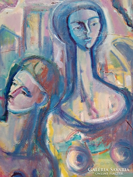 A második tanítvány :Pálinkás Éva  festménye