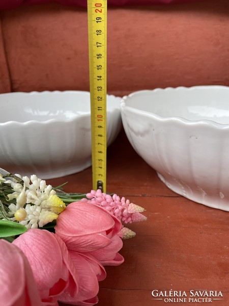 Beautiful large white beaded scones scone bowl, village collector's piece of nostalgia