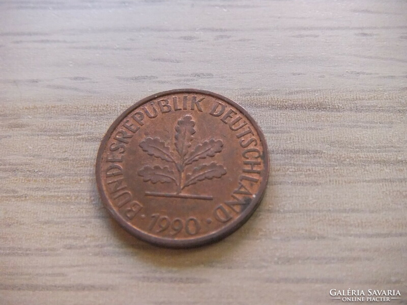2 Pfennig 1990 ( d ) Germany