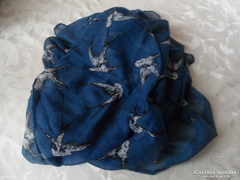 Larger swallow pattern shawl, scarf, stole, beach towel