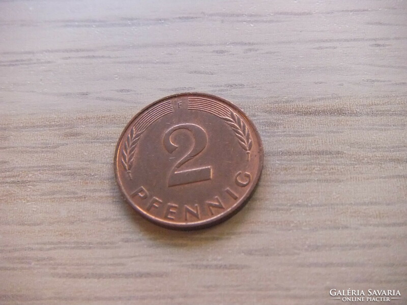 2   Pfennig   1992   (  F  )  Németország