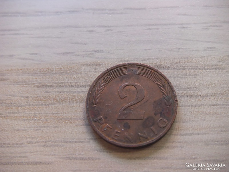2   Pfennig   1979   (  F  )  Németország