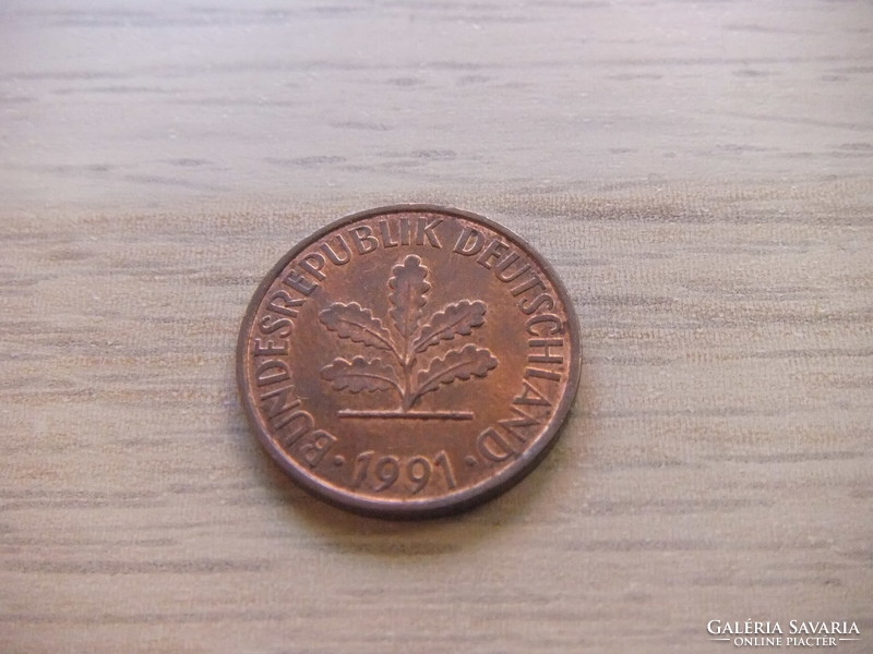 2 Pfennig 1991 ( j ) Germany