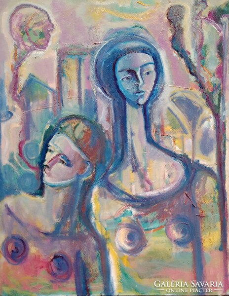 The second student: a painting by Éva Pálinkás