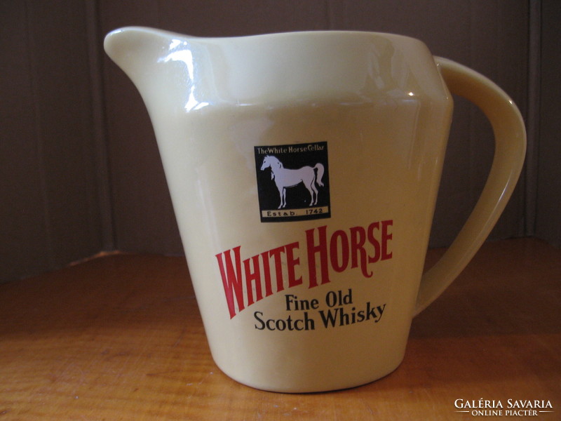 Retro WHITE HORSE skót whisky vizes kancsó , angol gyártmány
