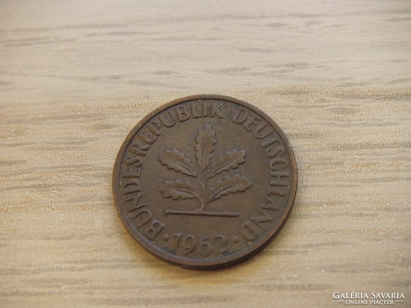 2 Pfennig 1962 ( f ) Germany