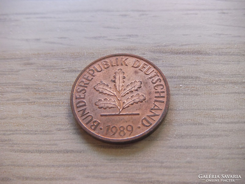 2 Pfennig 1989 ( g ) Germany