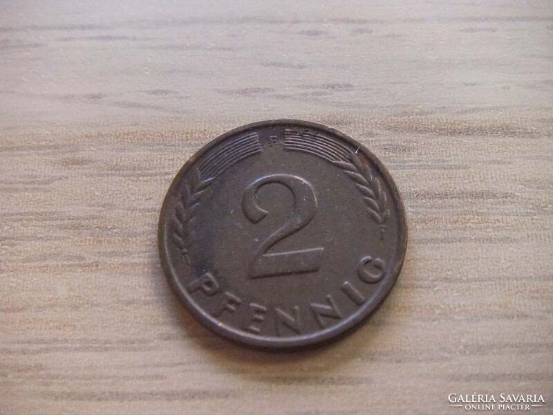 2   Pfennig   1965   (  F  )  Németország