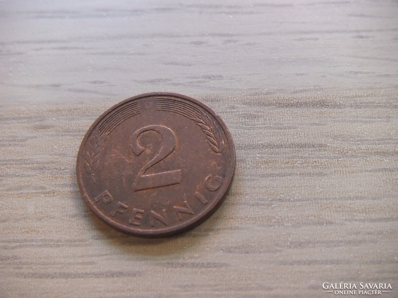 2 Pfennig 1992 ( d ) Germany