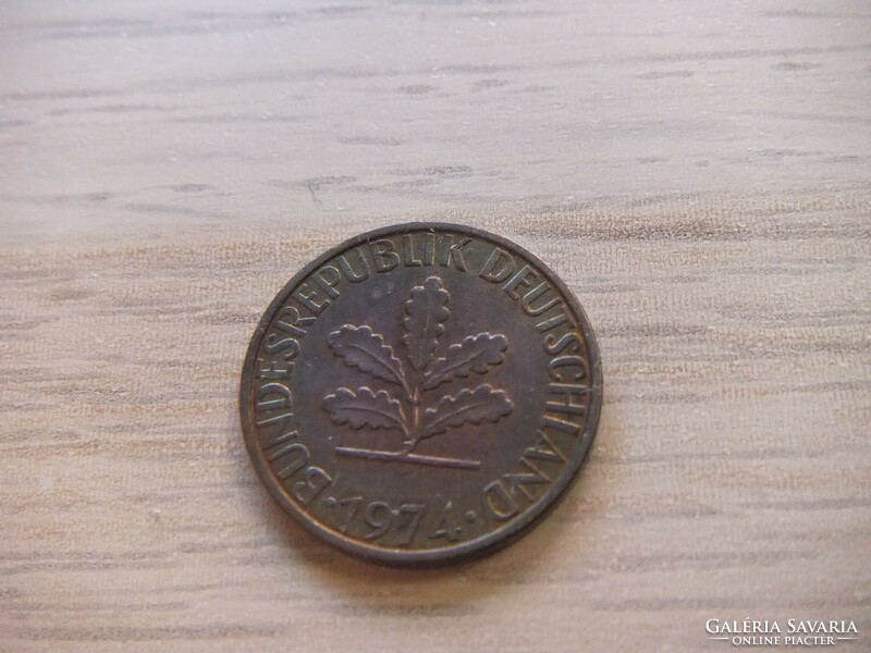 2   Pfennig   1974   (  J  )  Németország