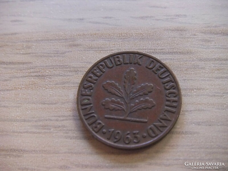 2   Pfennig   1963   (  D  )  Németország