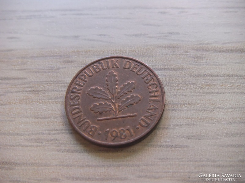2 Pfennig 1981 ( d ) Germany