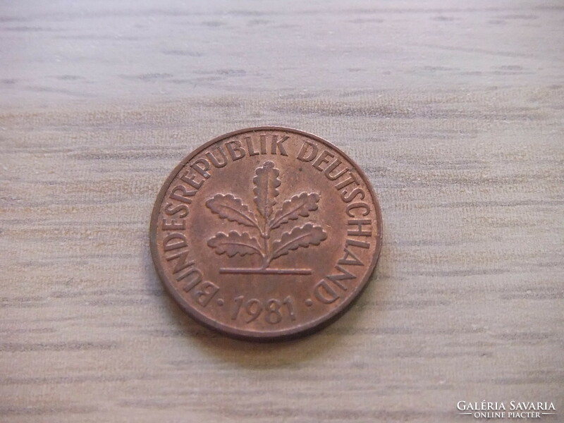 2 Pfennig 1981 ( f ) Germany