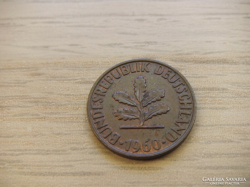 2   Pfennig   1960   (  D  )  Németország