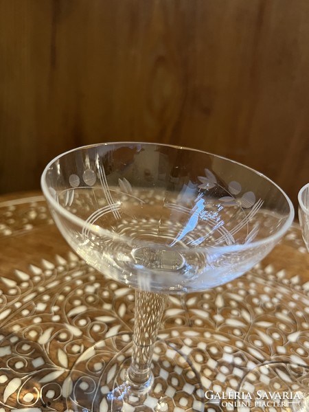 Polished liqueur glass from the 30s