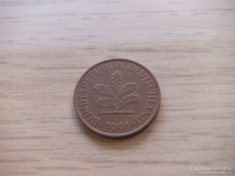 2 Pfennig 1991 ( a ) Germany