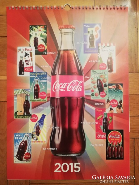 Coca-Cola 2015 Calendar, fali naptár