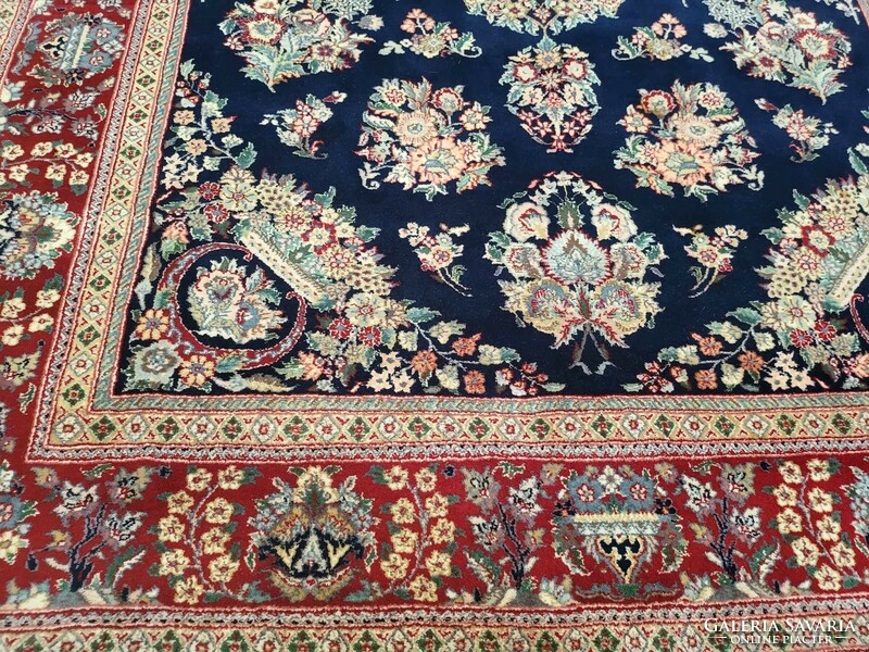 Indo sarouk hand-knotted 205x275 cm wool Persian carpet bfz553