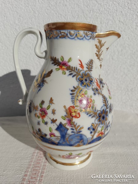 Alt Wien porcelain spout from 1798, contemporary baroque, 226 years old, extremely rare!