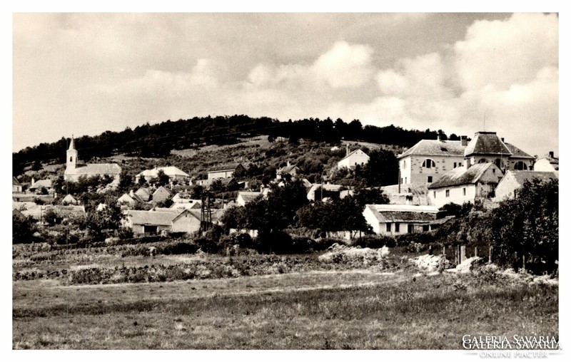 Alsóörs, Alsóörs, landscape postcard, 1963