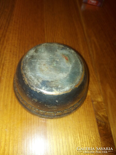 Antique copper vessel, marked on the bottom