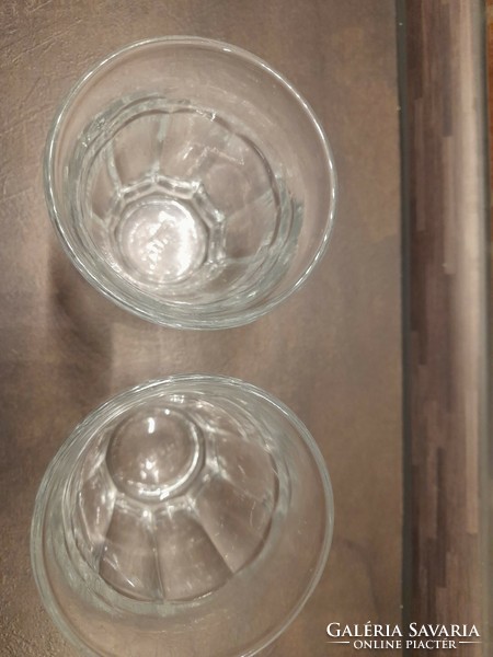 2 retro coffee glasses in one, marked, maybe durit