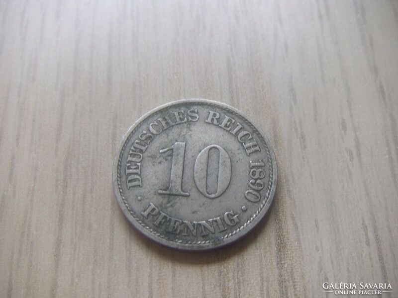 10 Pfennig 1890 ( a ) Germany