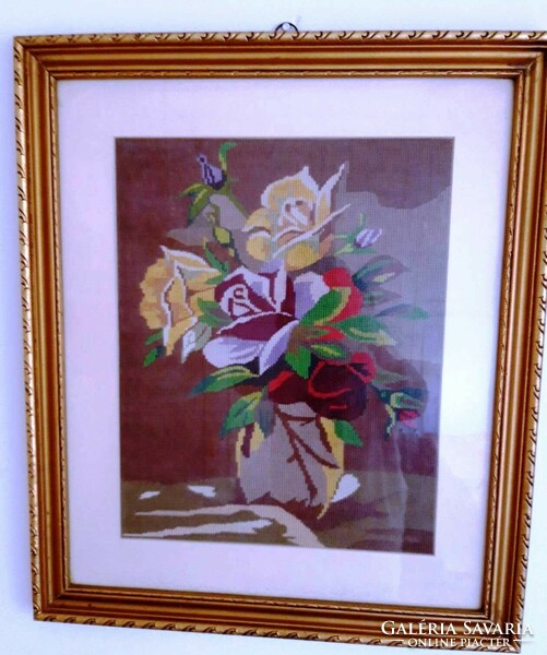 Gobelin picture for sale in a flower bouquet vase