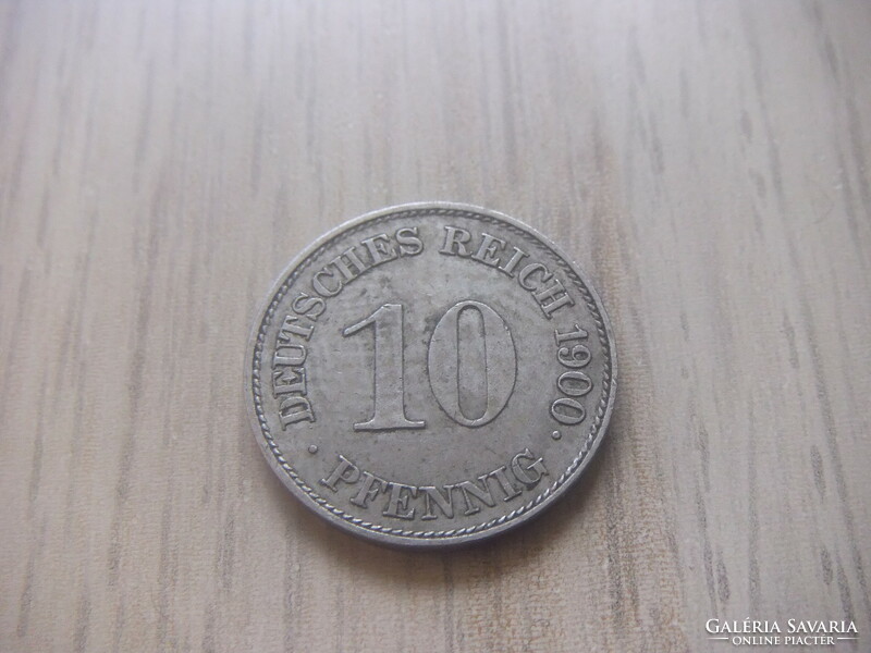 10 Pfennig 1900 ( e ) Germany