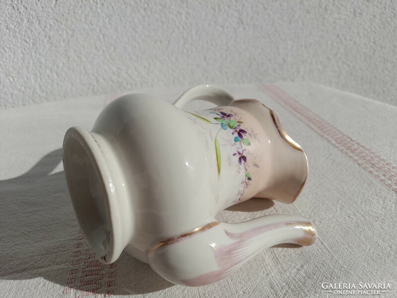 Antique Bieder porcelain spout, xix. Second half of the century