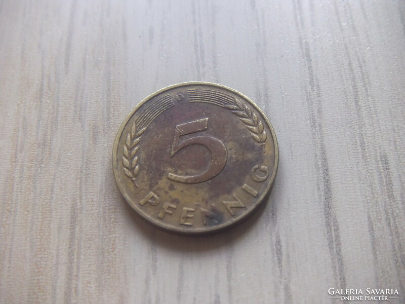 5 Pfennig 1950 ( d ) Germany