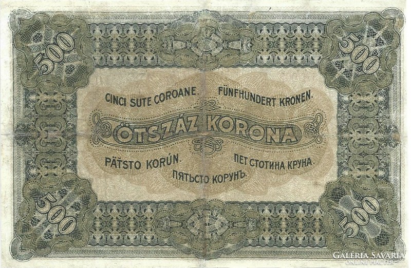 500 korona 1920 restaurált 4.
