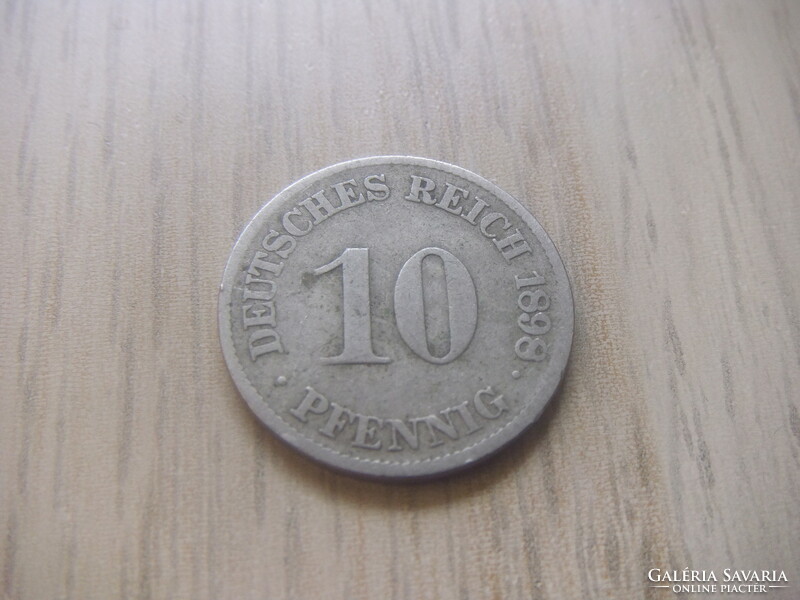 10 Pfennig 1898 ( j ) Germany