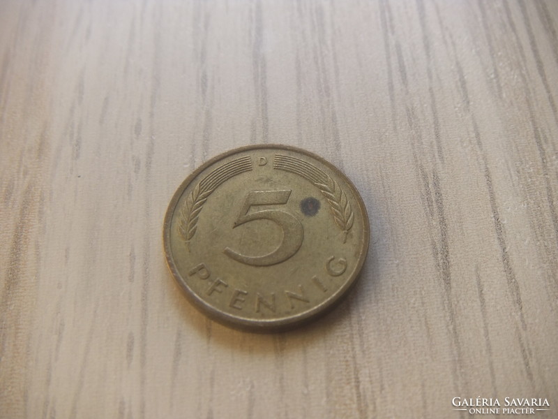5   Pfennig   1977   (  D  )  Németország