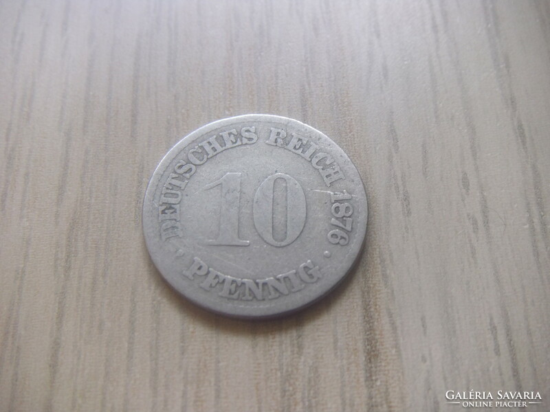 10 Pfennig 1876 ( a ) Germany