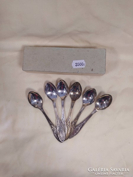 Silver-plated mocha spoon set