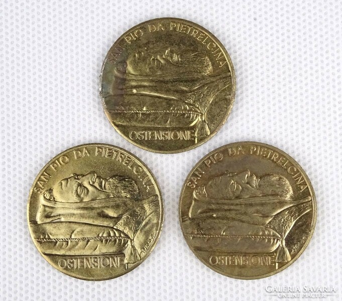 1Q239 Saint Pio of Pietrelcina - Father Pio 3 commemorative coins April 24, 2008