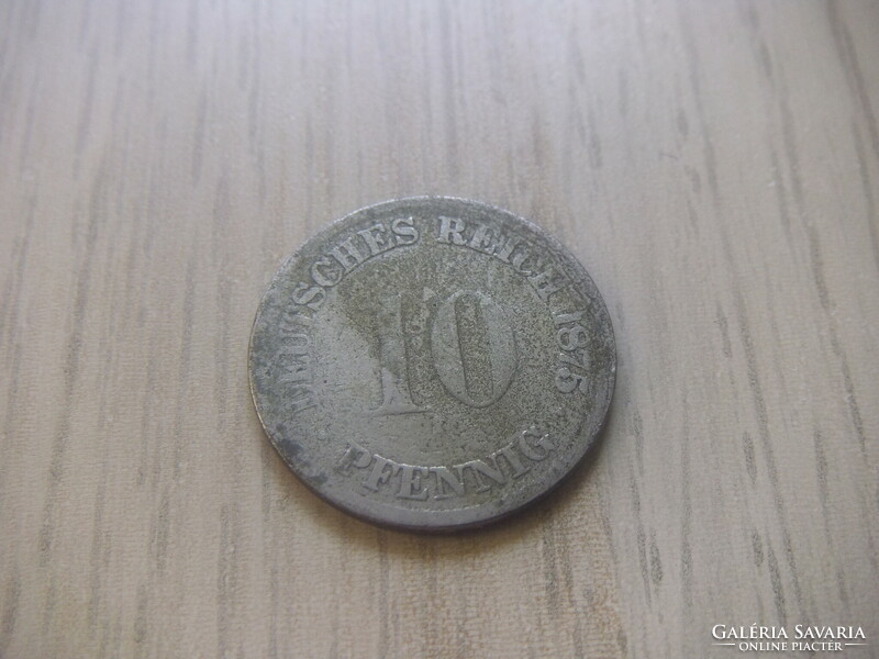 10 Pfennig 1875 ( f ) Germany