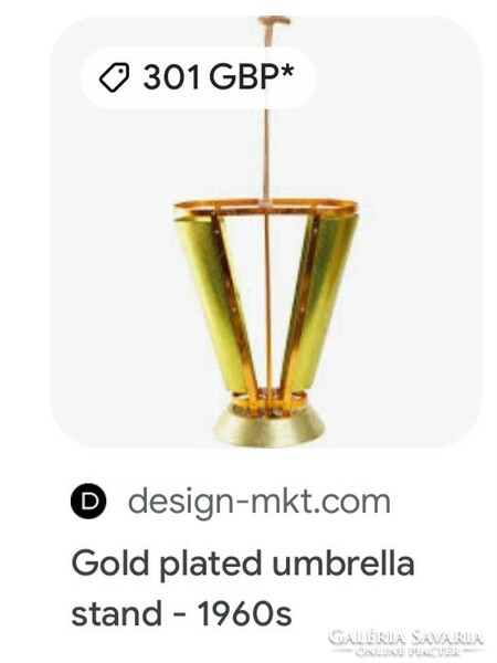 Art-Deco design esernyőtartó Bauhaus ALKUDHATÓ