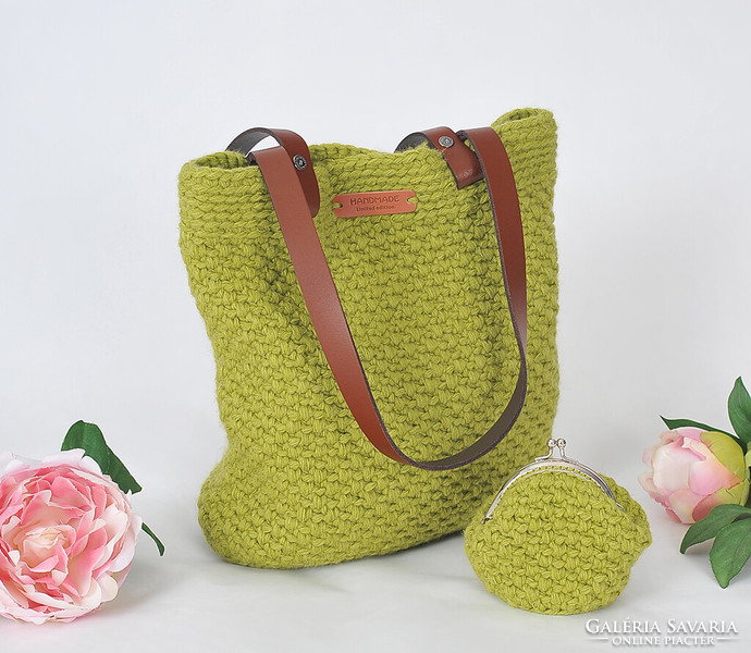 Moss green bag